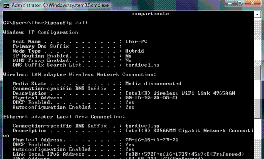 how to do ipconfig on mac terminal