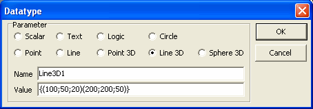 New DataType Line3D