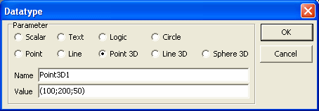 New DataType Point3D